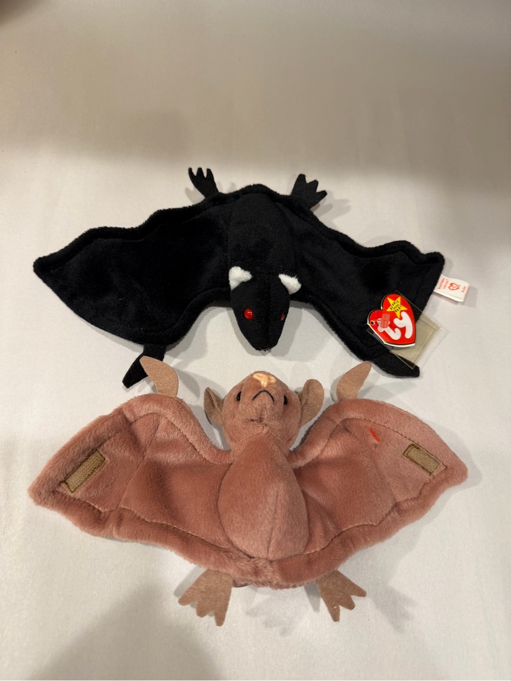 Radar Ty Beanie Baby Black Bat 1995 PVC Pellets 4th Gen Hang Tag 3rd Gen Tush